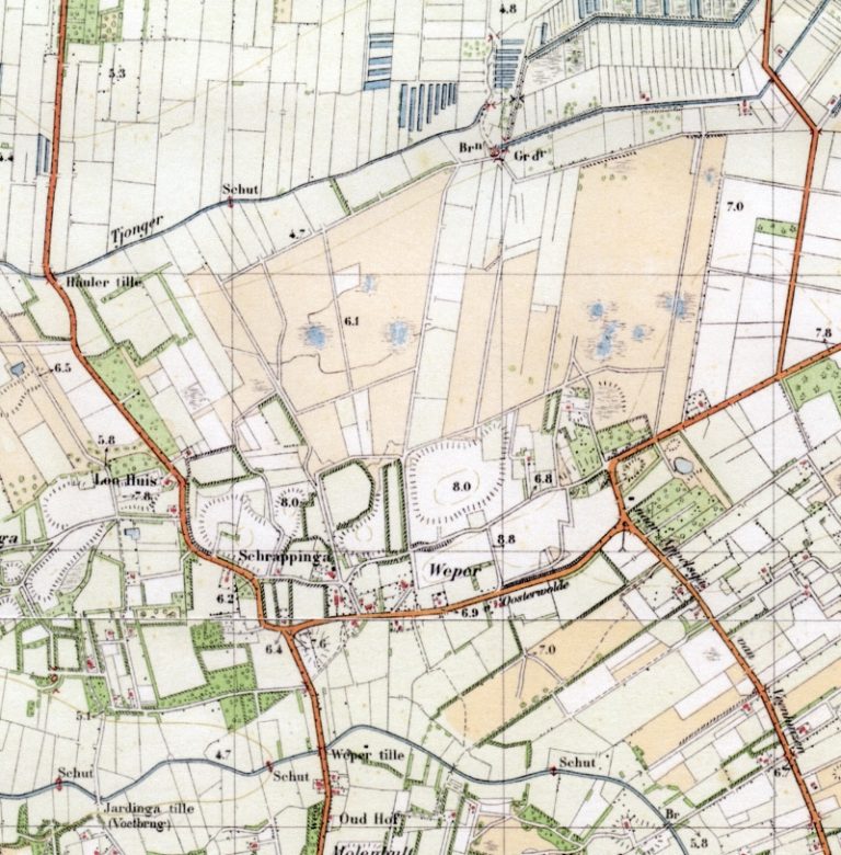 Oosterwolde-hvo-De Weper-kaartje 1927