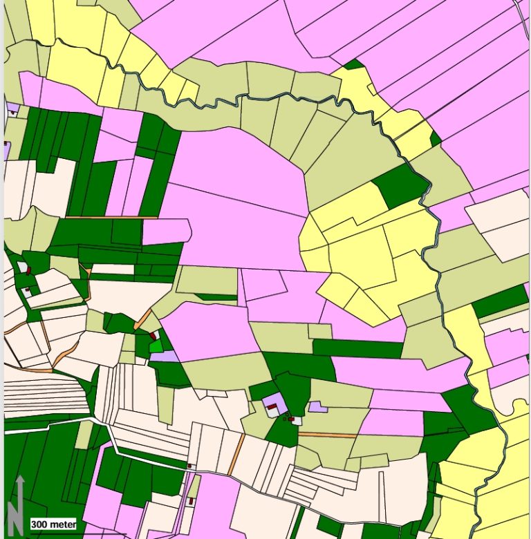 Oosterwolde-hvo-burtschap-klazinga-kaartje 1832