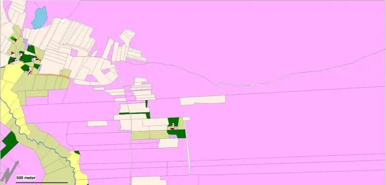Oosterwolde - Buurtschap - De Knolle - Historie - Kaartje 1832