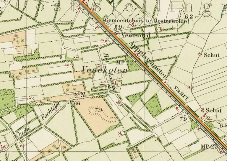 Oosterwolde, Ooststellingwerf, Venekoten, Buurtschappen